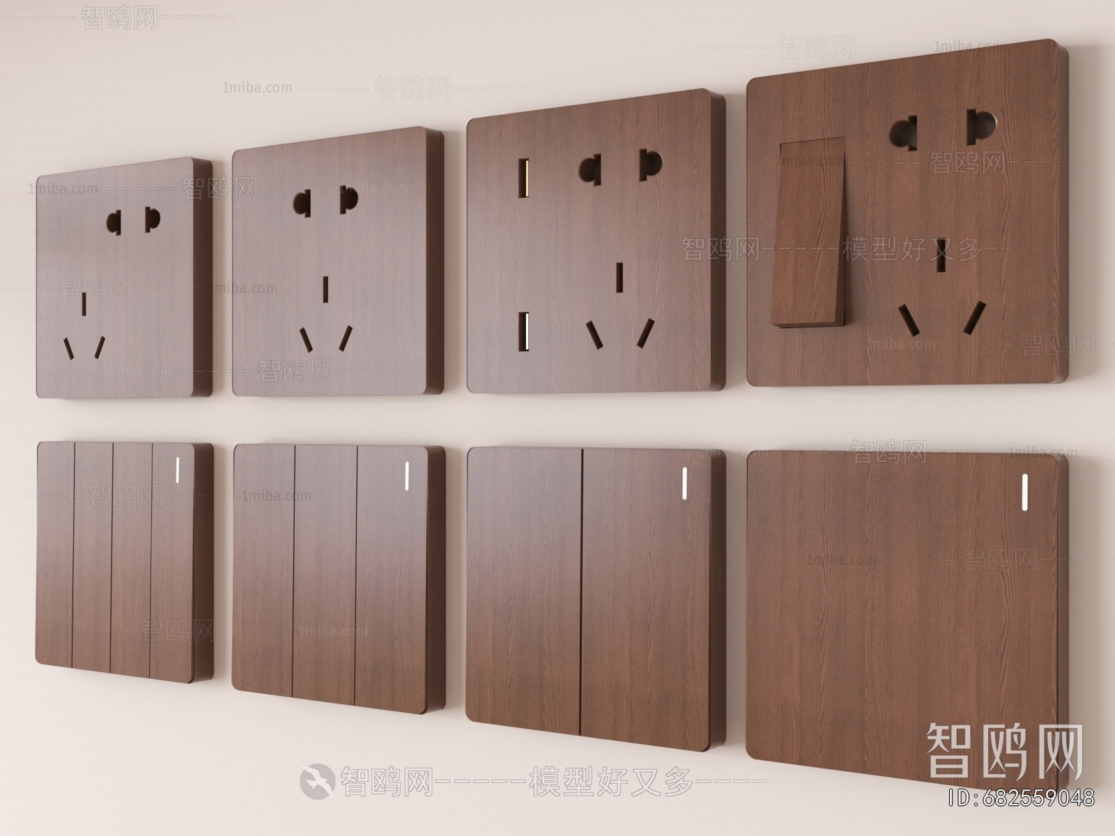 Modern Switch Socket Panel