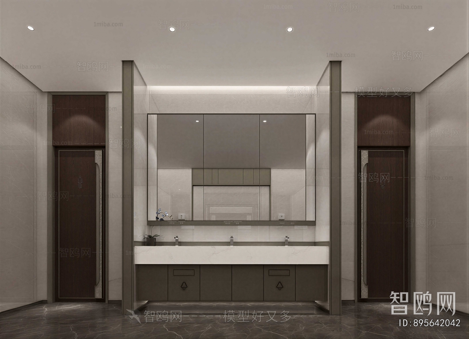 Modern Public Toilet