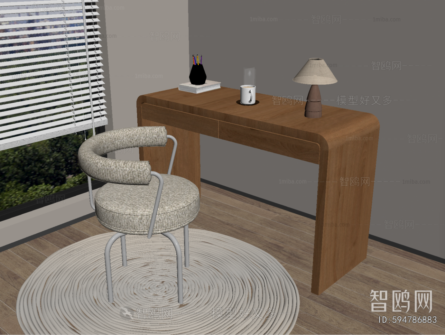 Modern Computer Desk And Chair