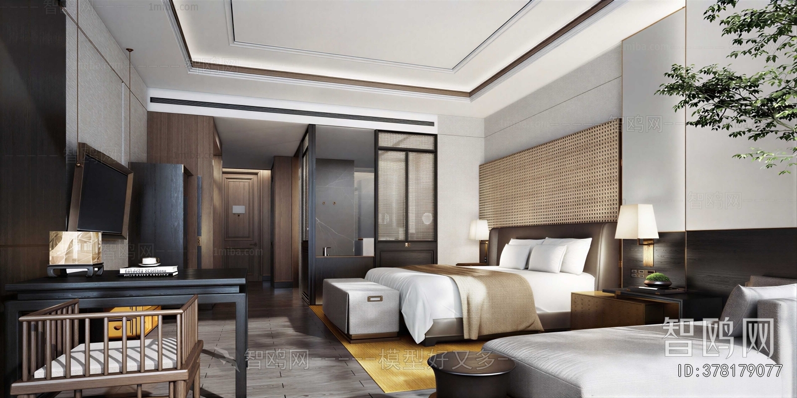 New Chinese Style Guest Room