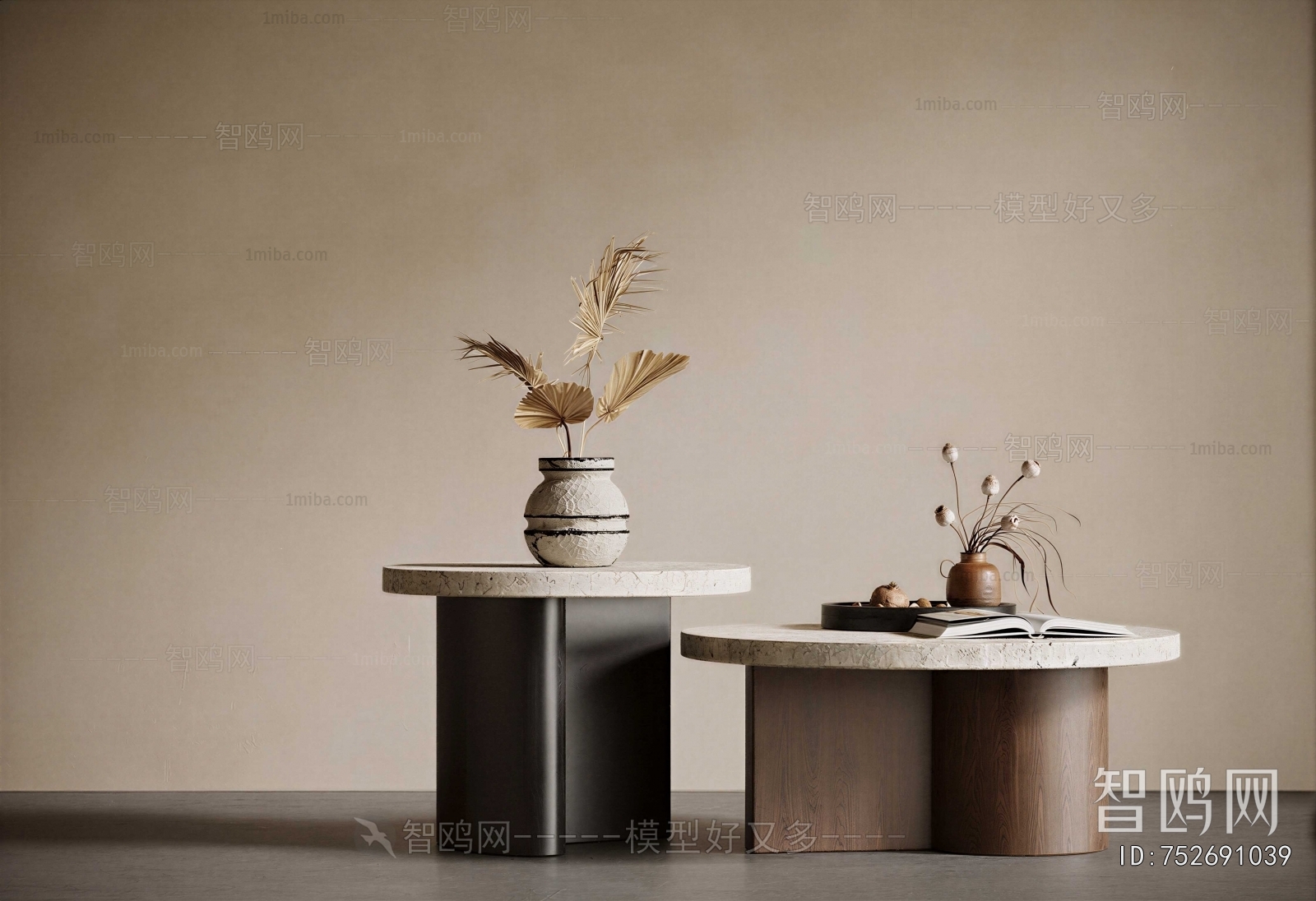 Wabi-sabi Style Coffee Table