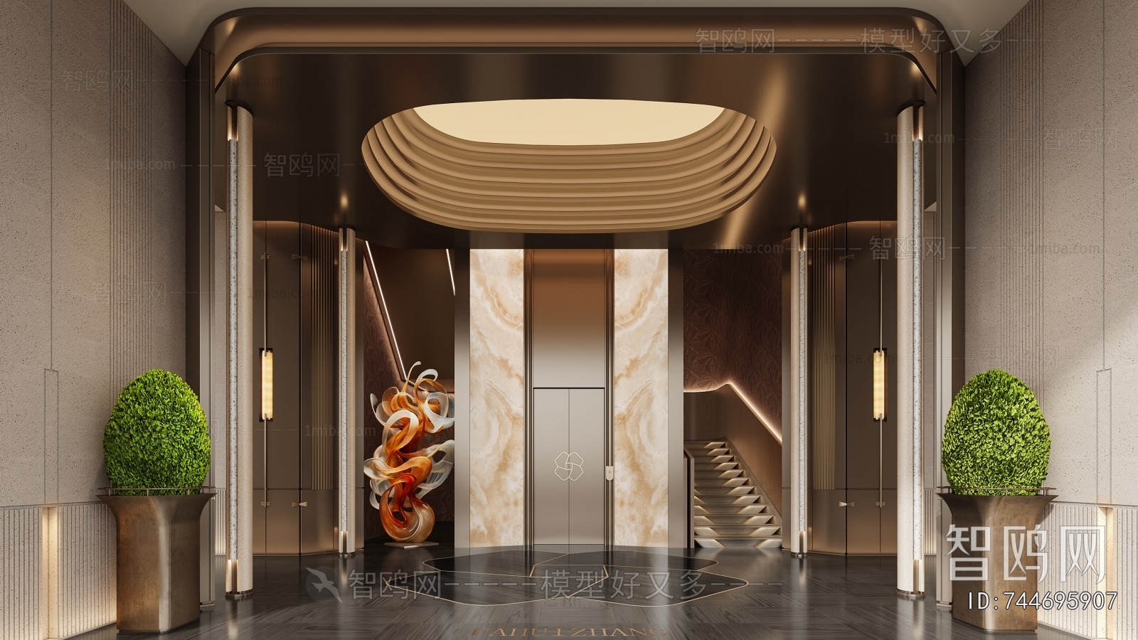 Modern Elevator Hall
