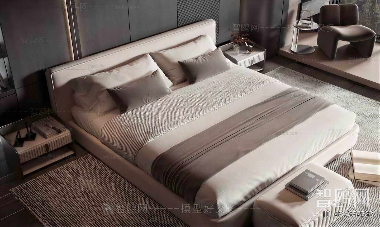 Modern Double Bed
