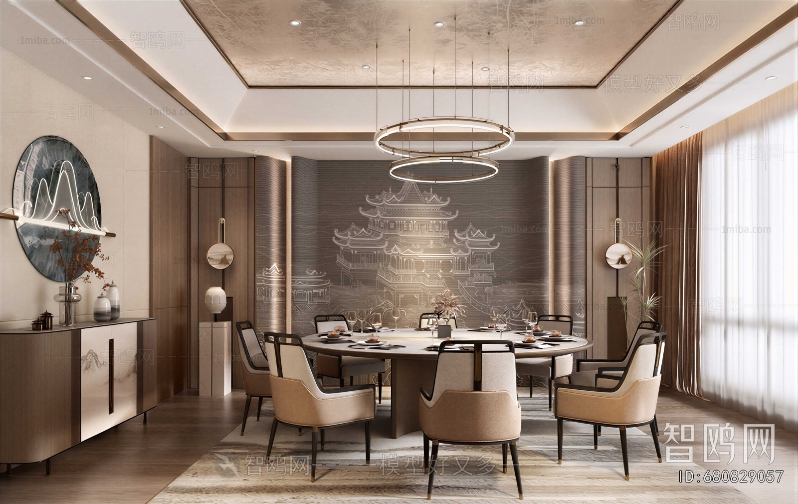 New Chinese Style Restaurant Box