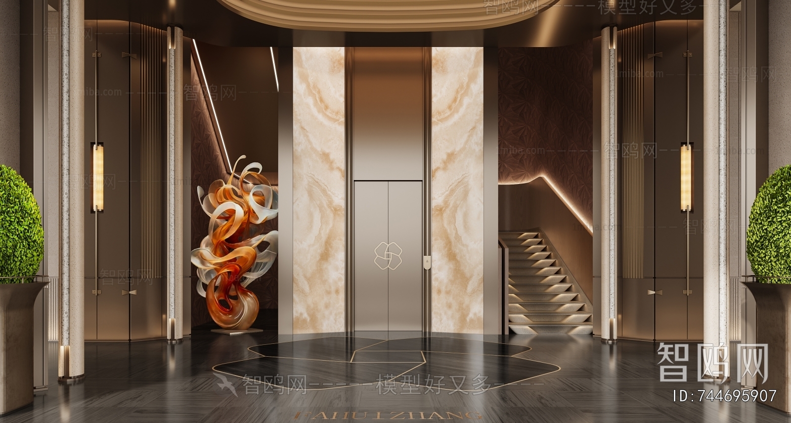 Modern Elevator Hall