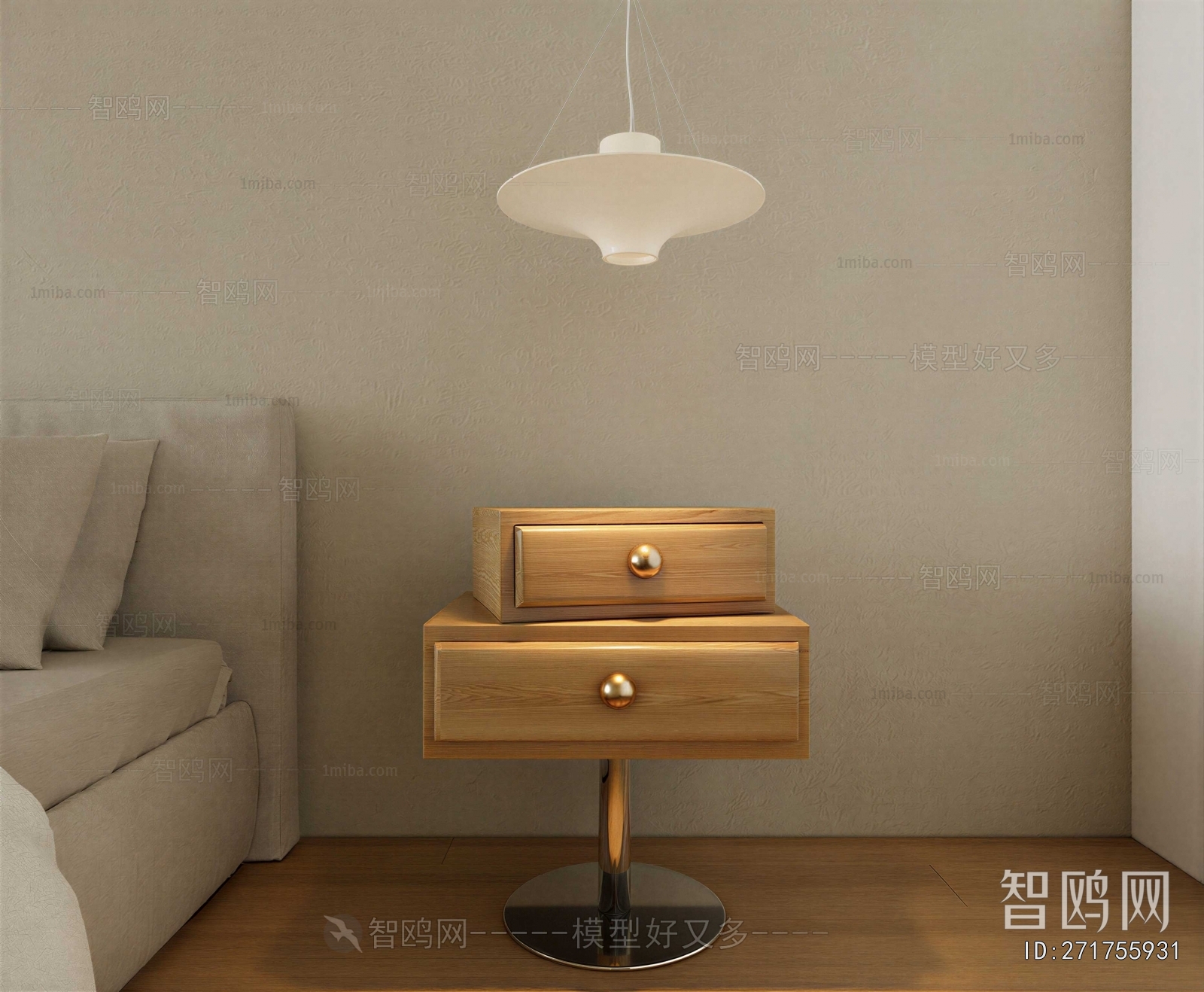 Modern Bedside Cupboard