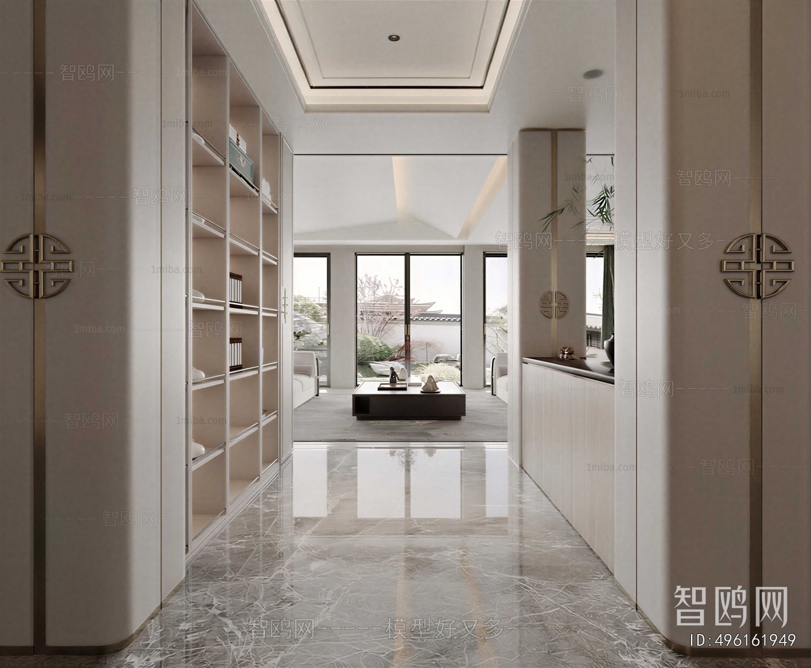 New Chinese Style Hallway