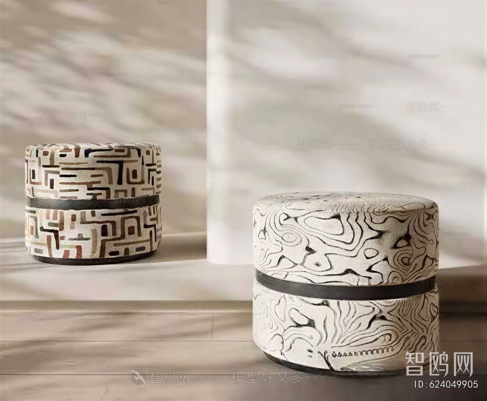 French Style Sofa Stool