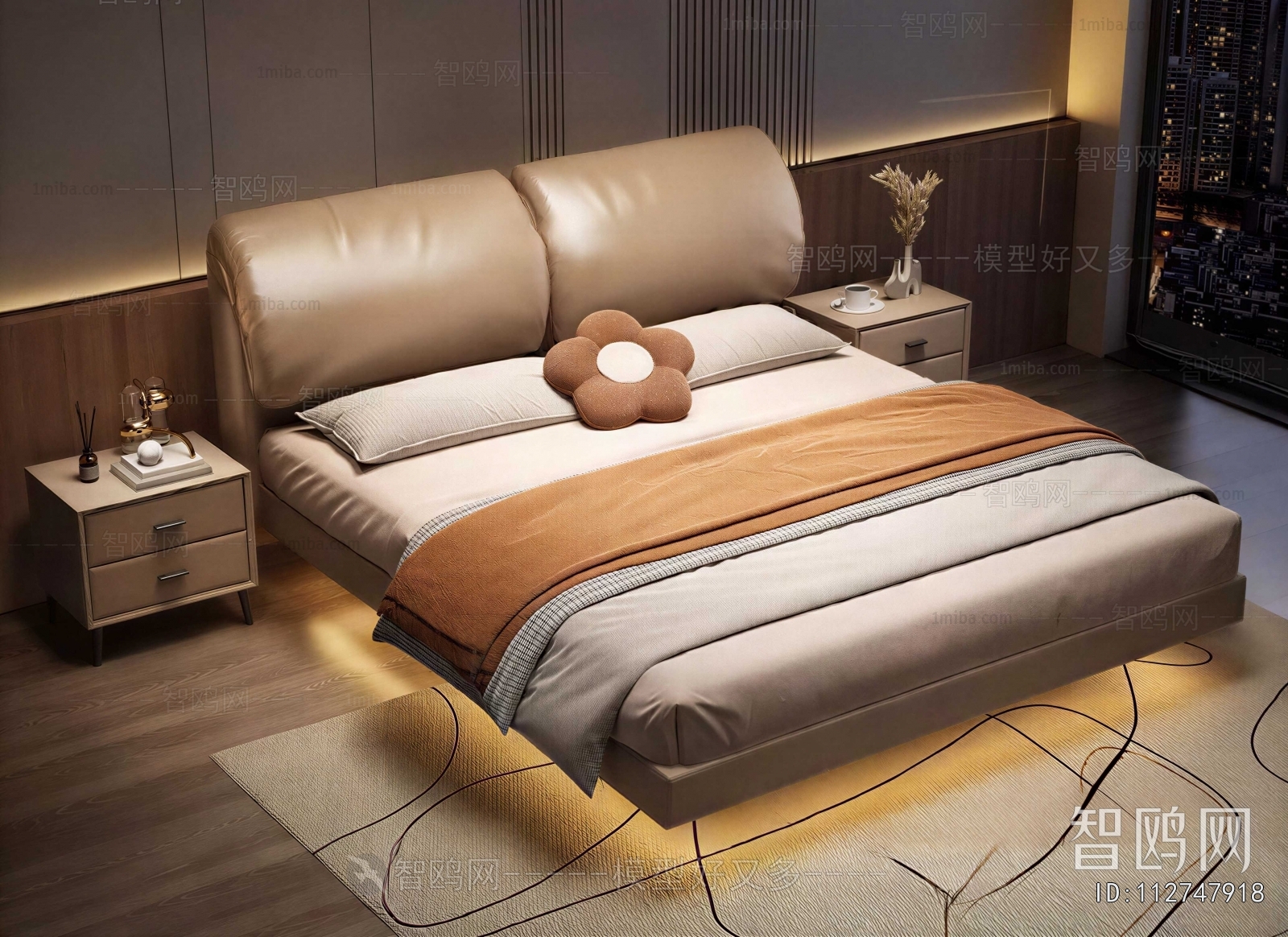 Modern Double Bed