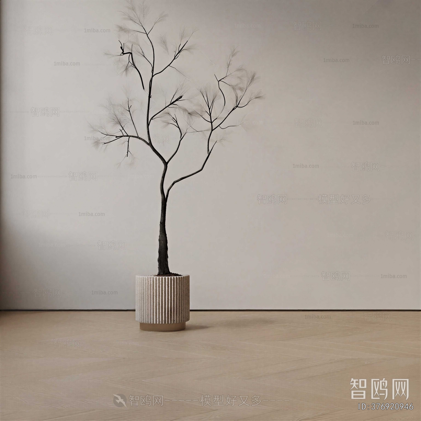 Modern Ground Green Plant Potted Plants