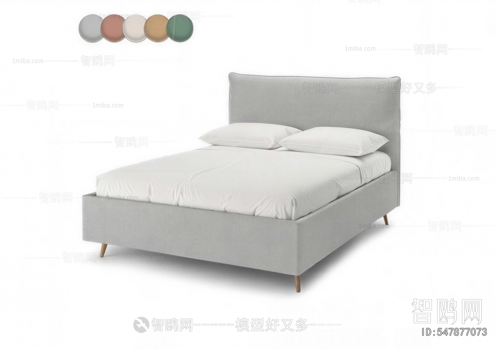 Nordic Style Double Bed