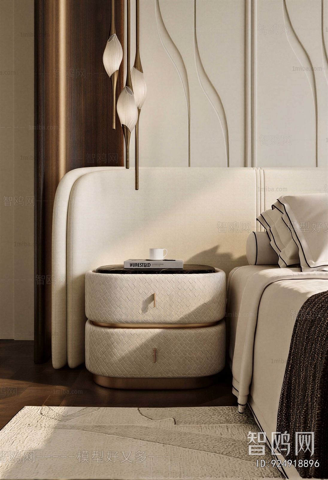 Modern Bedside Cupboard