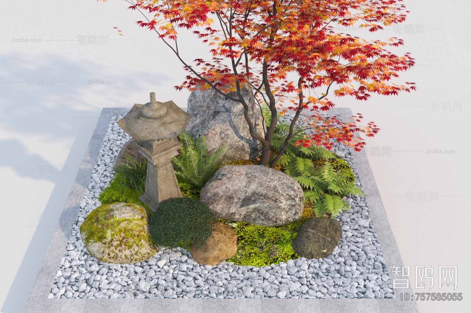 New Chinese Style Rockery Waterscape