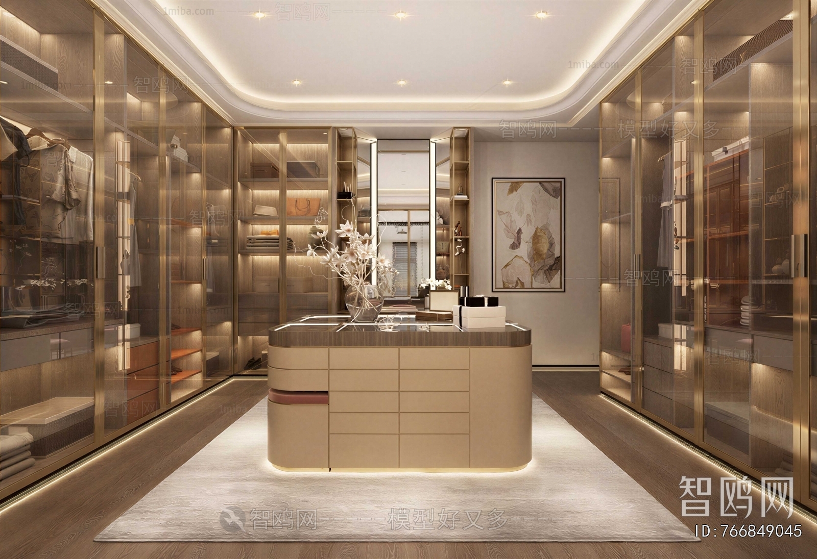 Modern Clothes Storage Area