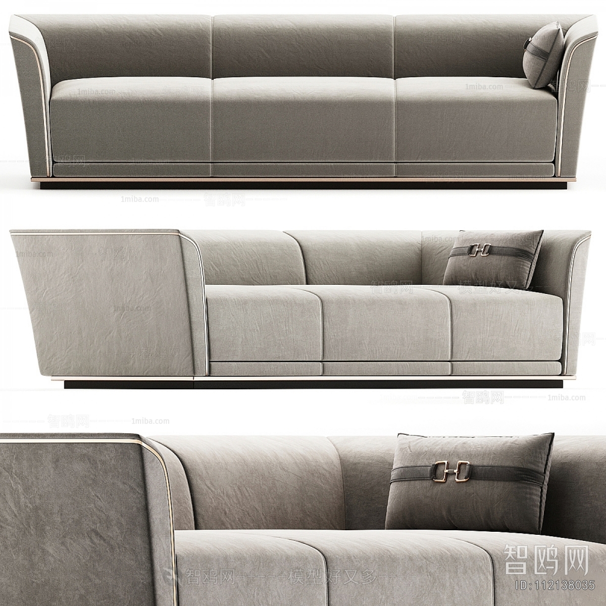 Modern Three-seat Sofa
