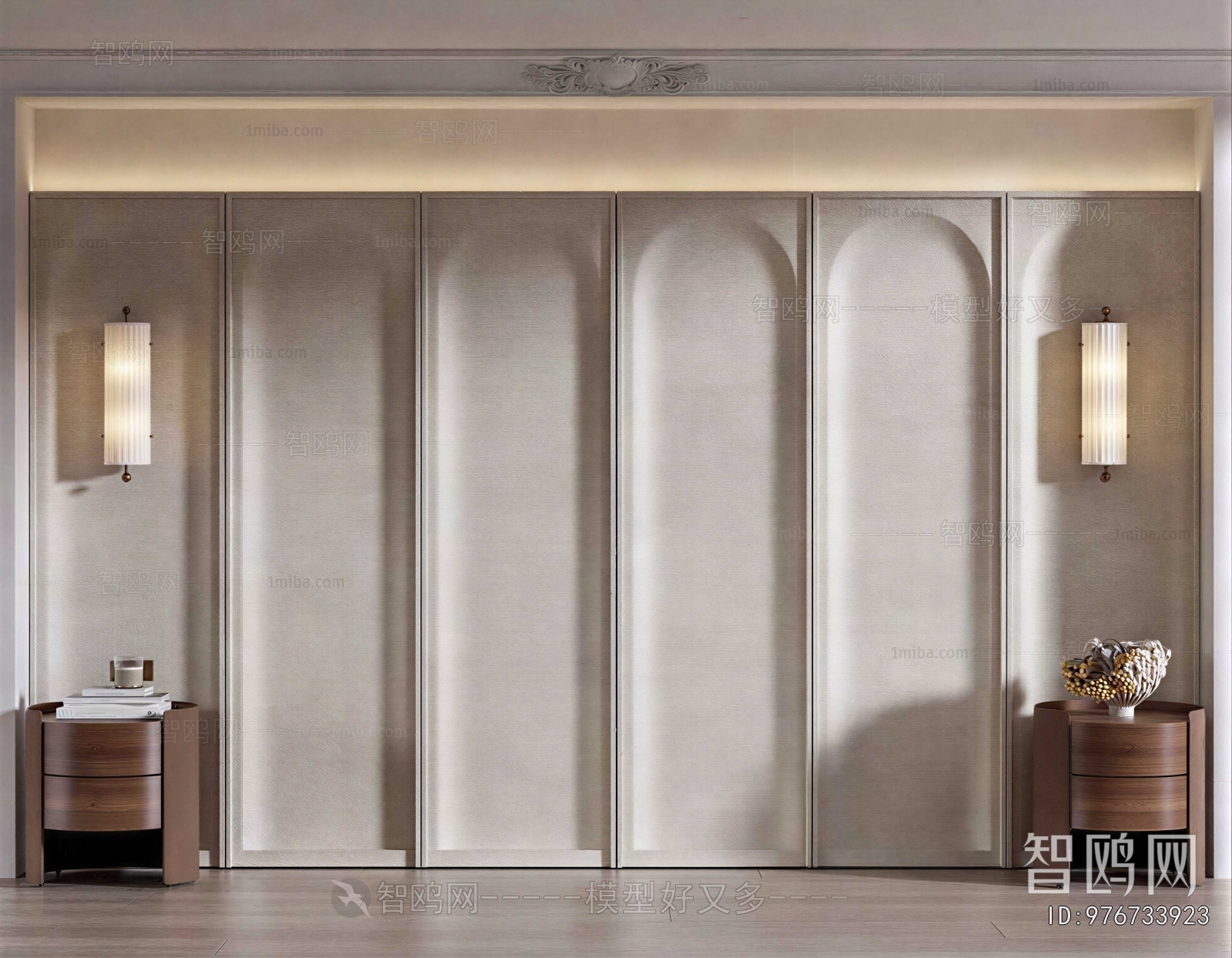 French Style TV Wall