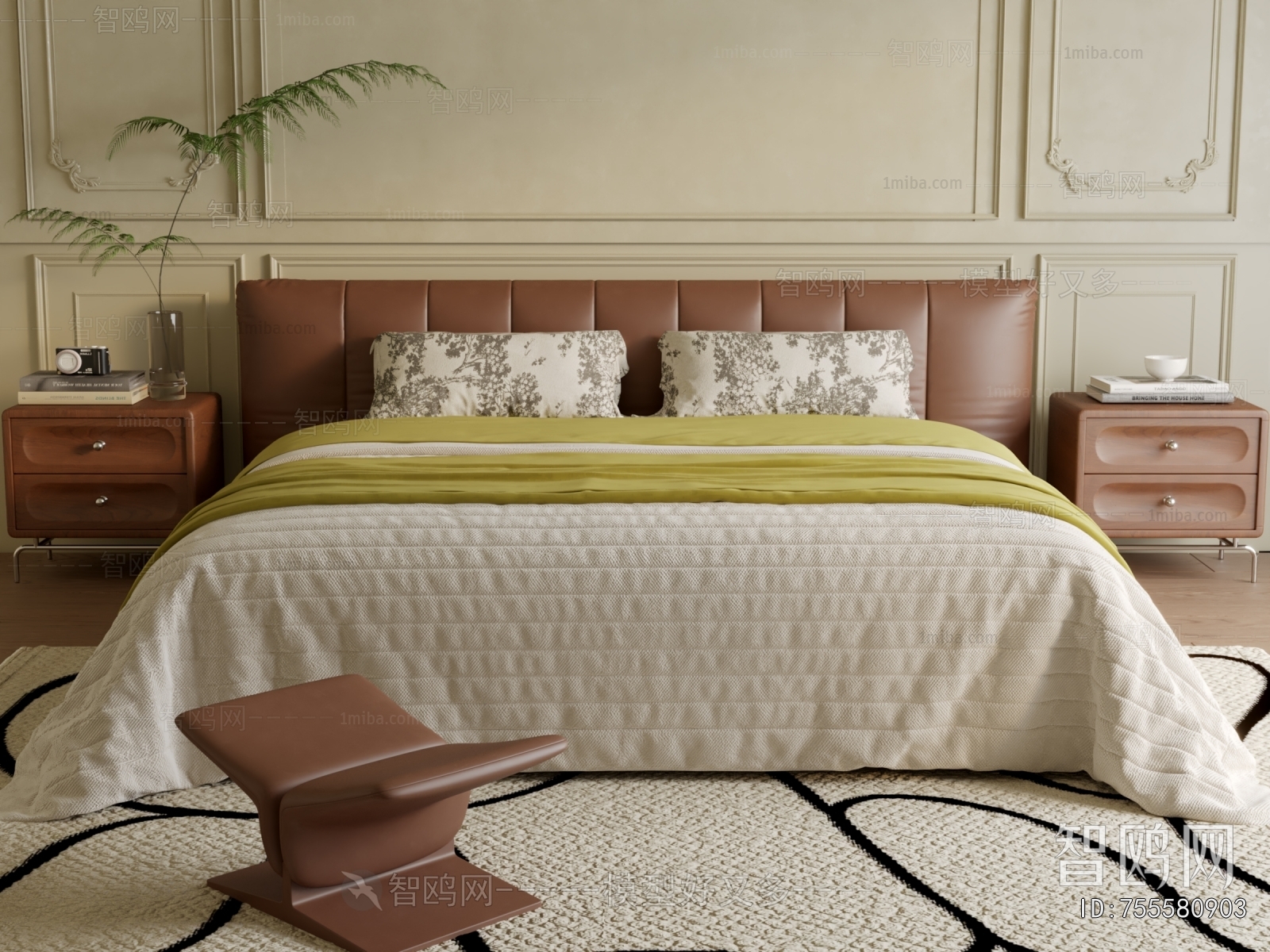 French Style Double Bed