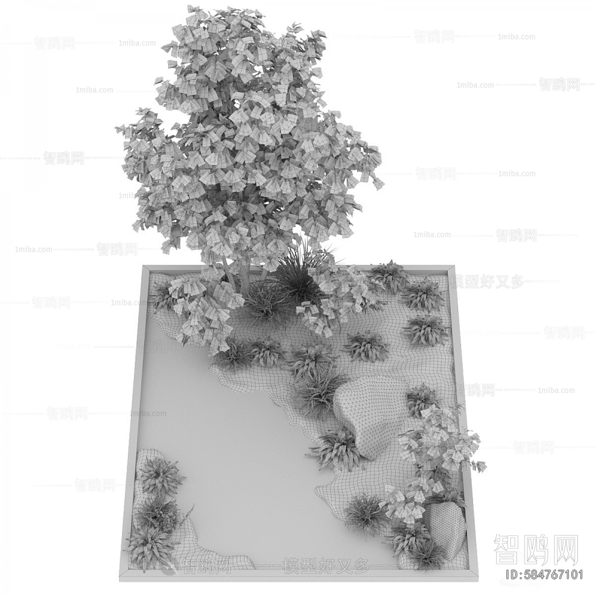 Modern Courtyard/landscape