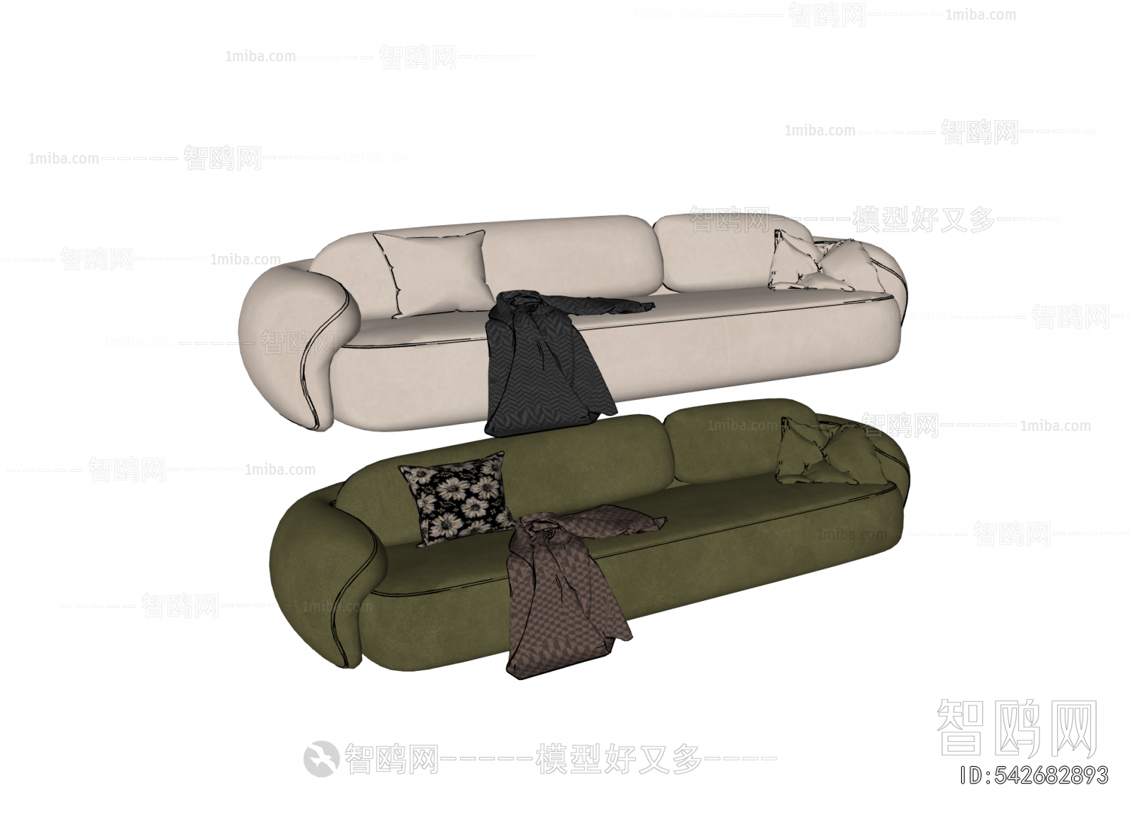 Modern Three-seat Sofa
