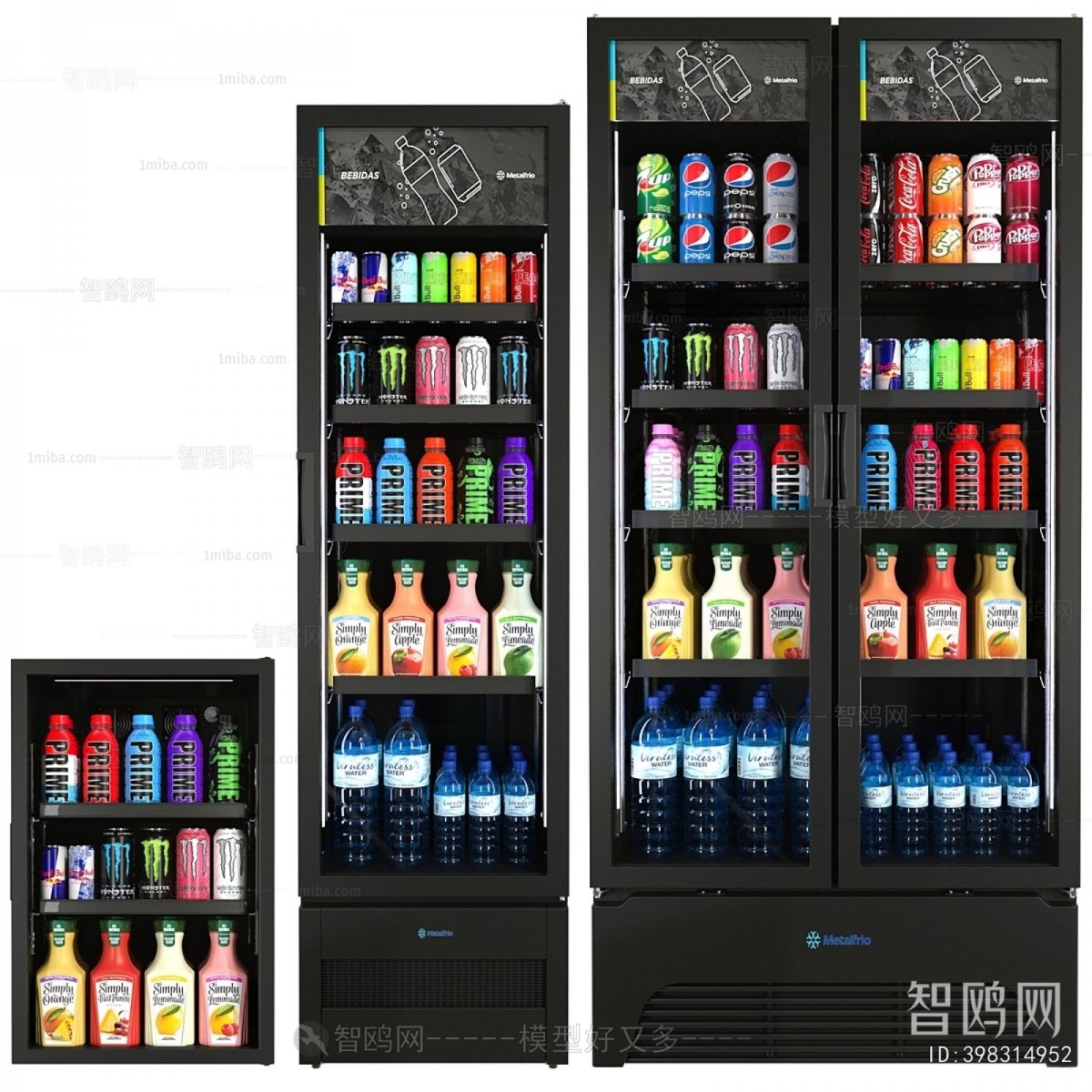 Modern Refrigerator Freezer