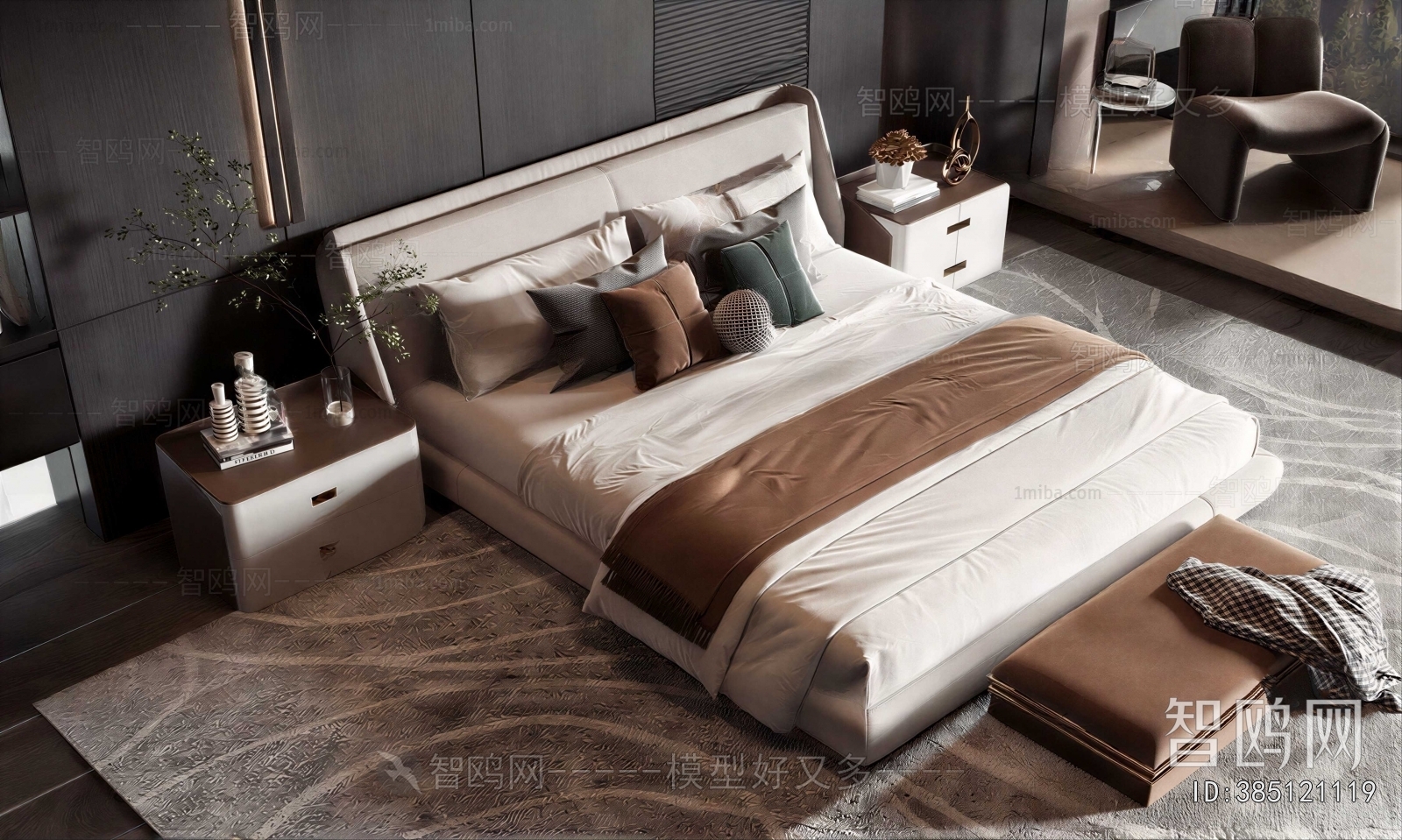 Modern Double Bed