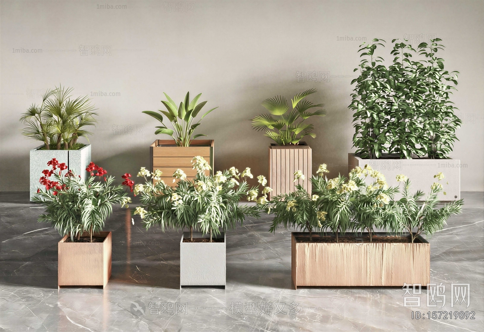 Modern Flower Bed, Flower Bowl, Flower Box