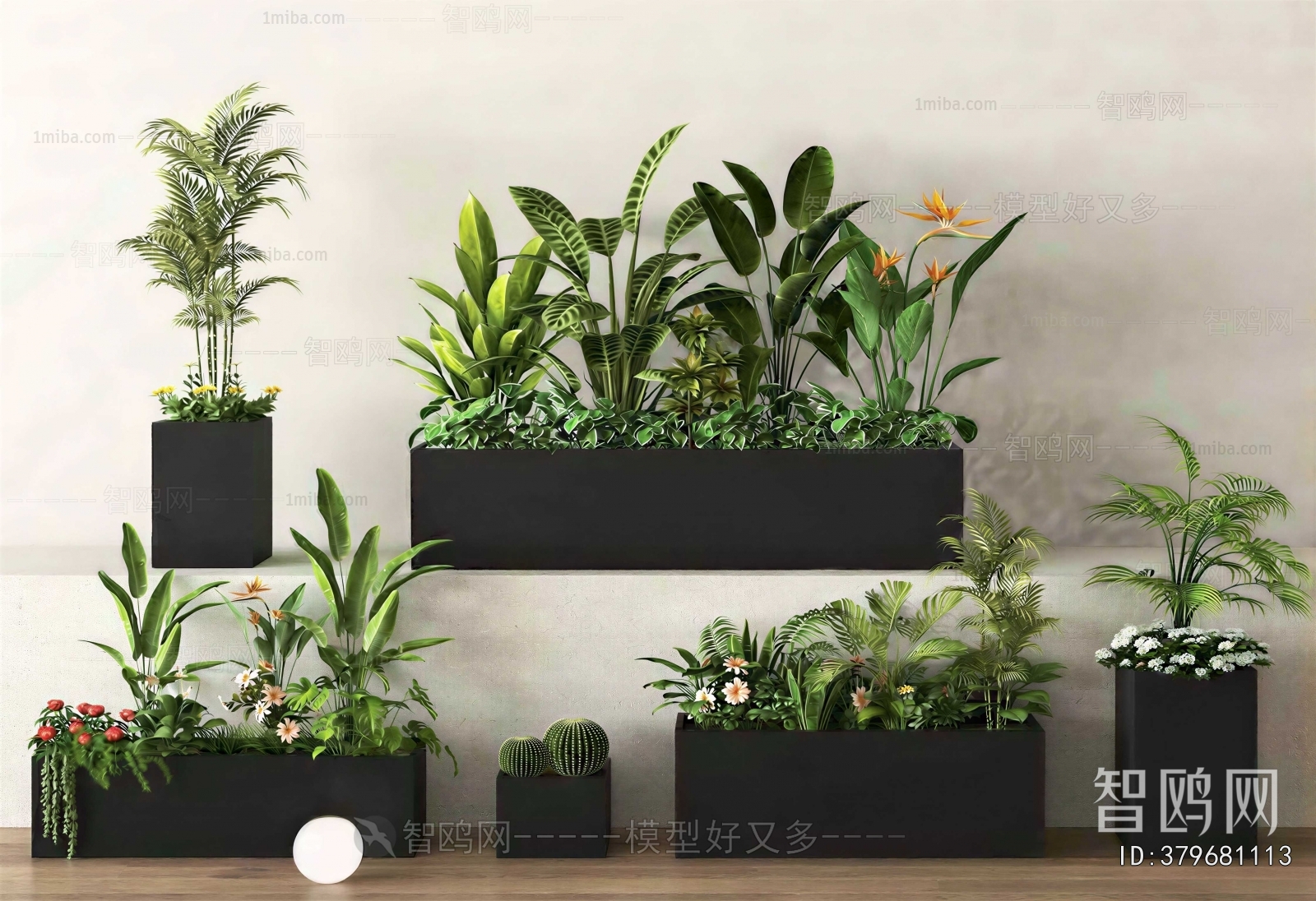 Modern Flower Bed, Flower Bowl, Flower Box