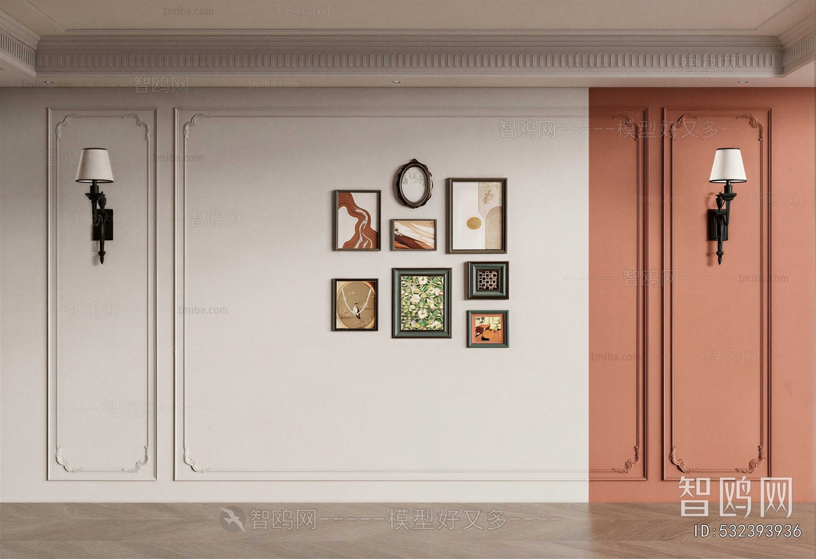 French Style TV Wall