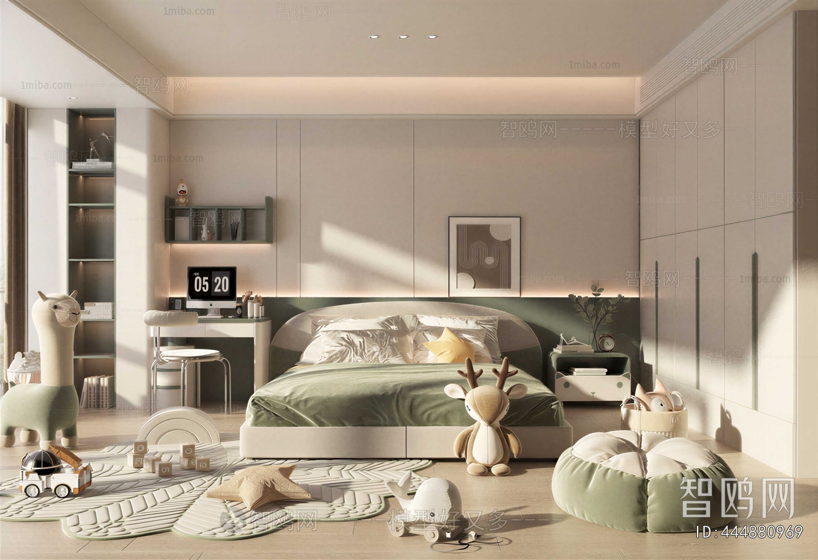 Modern Boy's Room And Son's Room