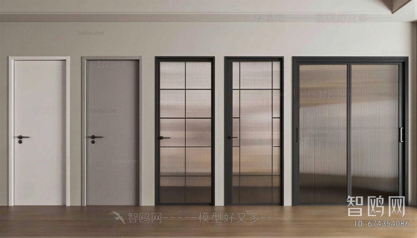 Modern Single Door