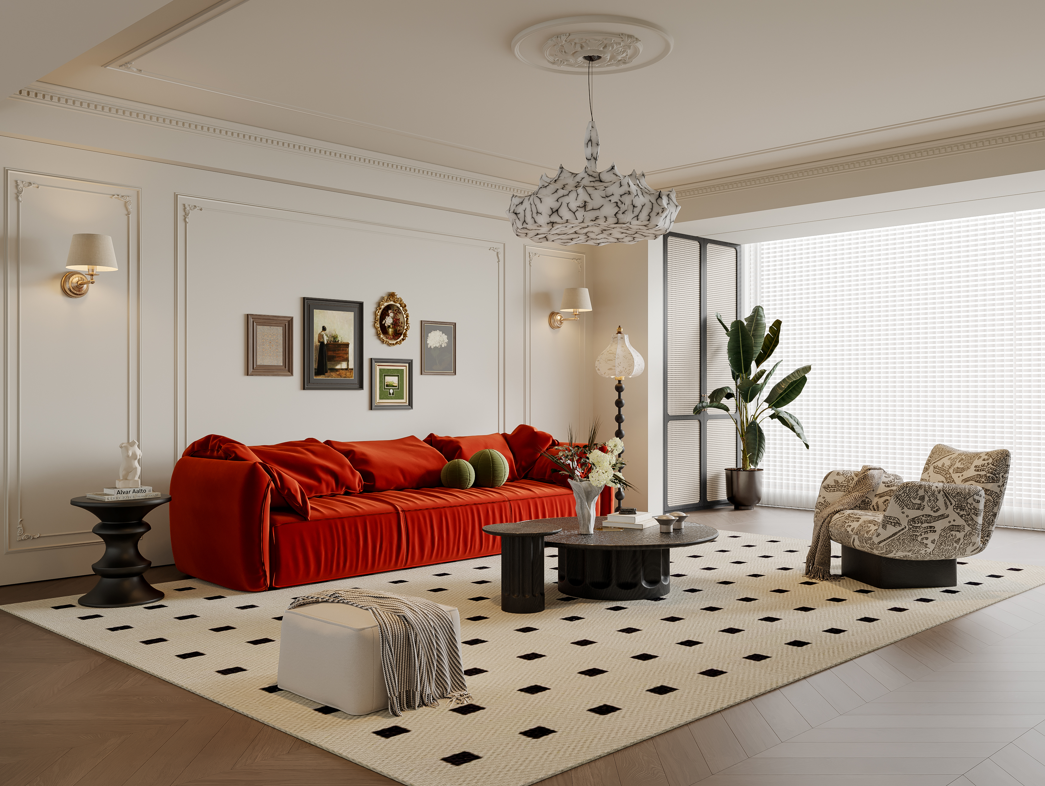 French Style A Living Room