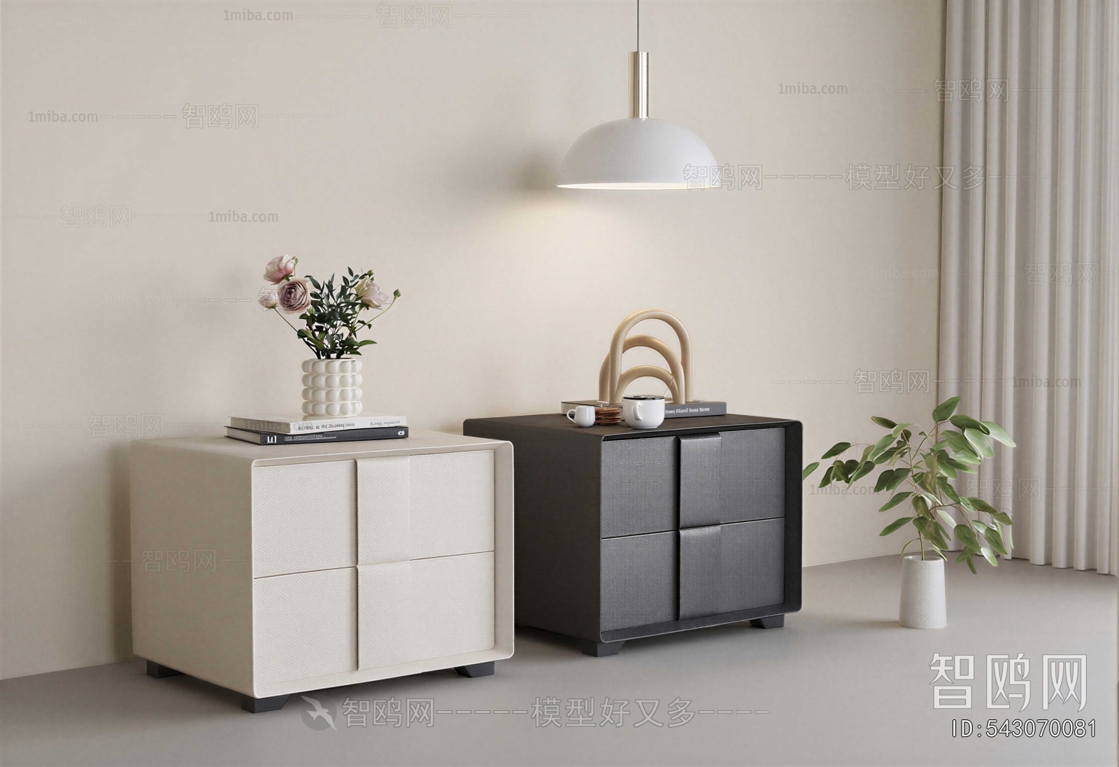 Modern Bedside Cupboard