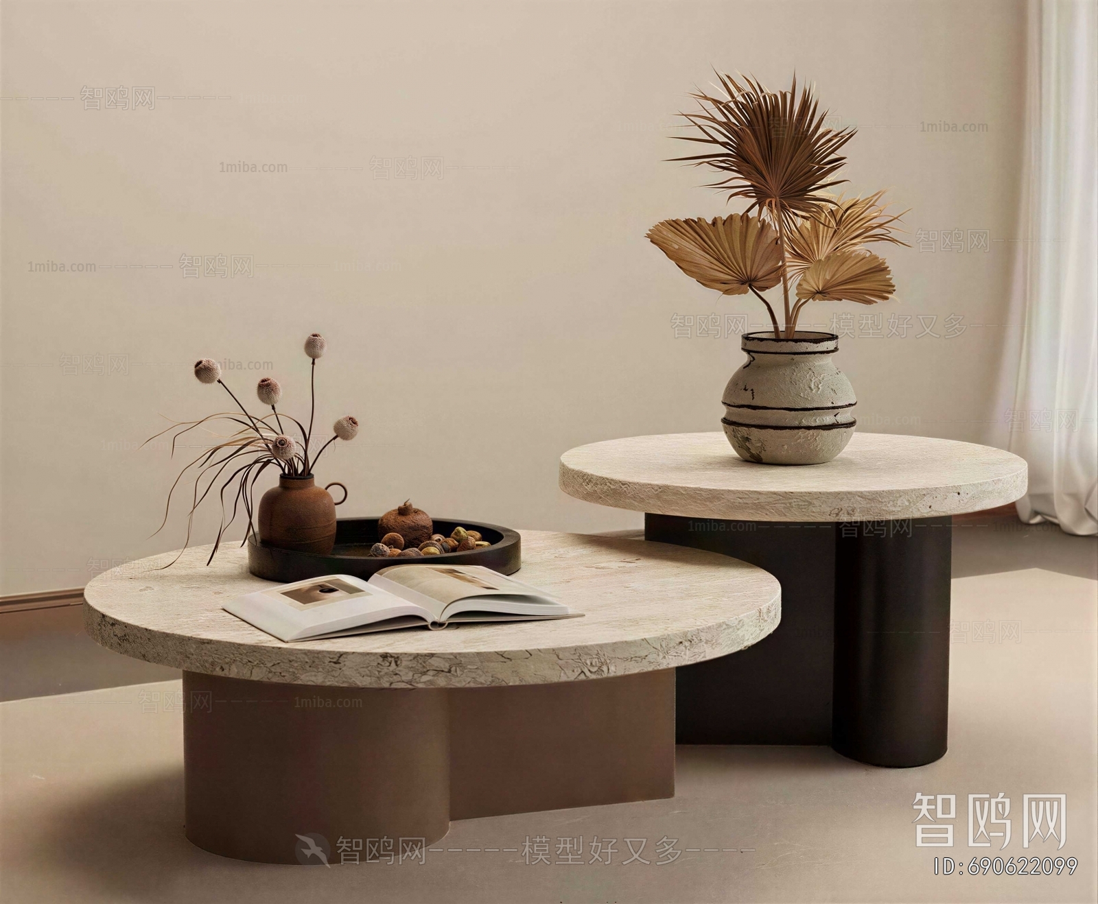 Wabi-sabi Style Coffee Table