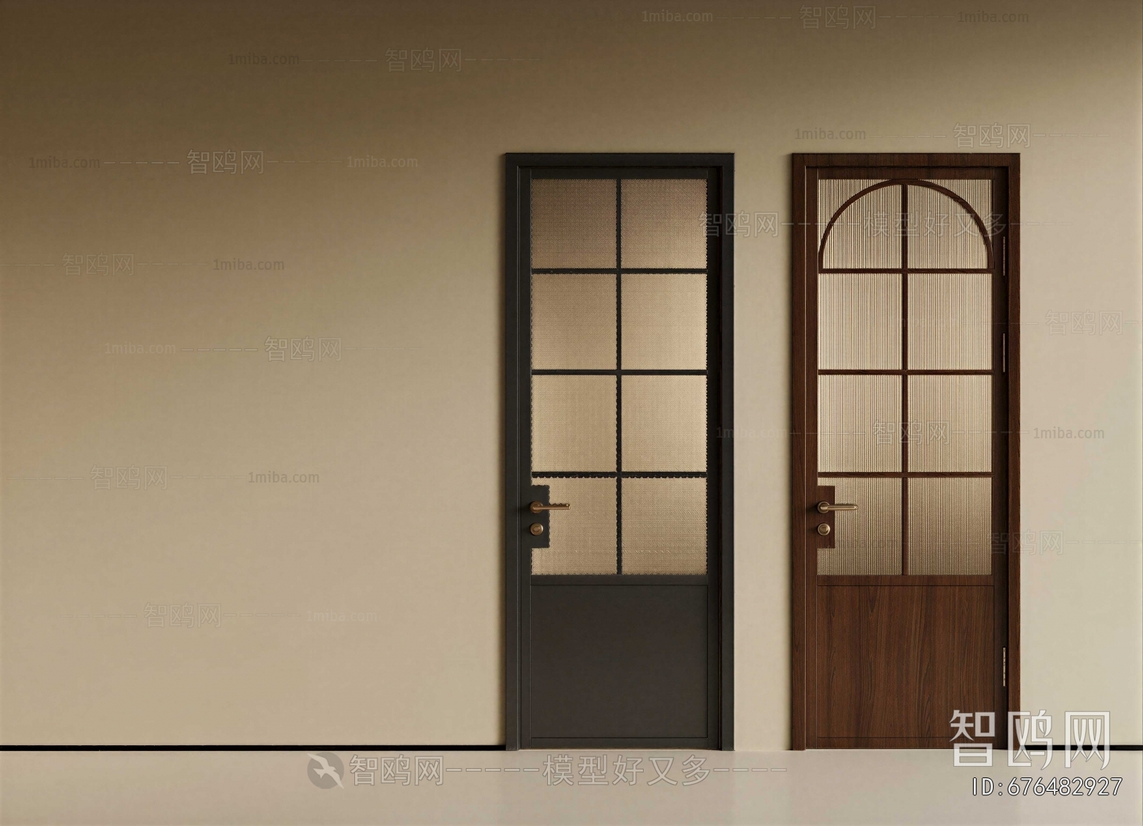 Modern Single Door
