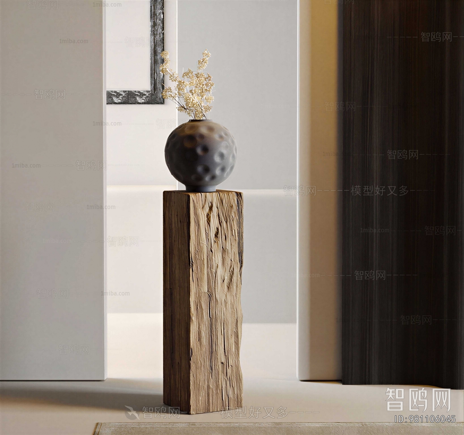 Wabi-sabi Style Dried Branch