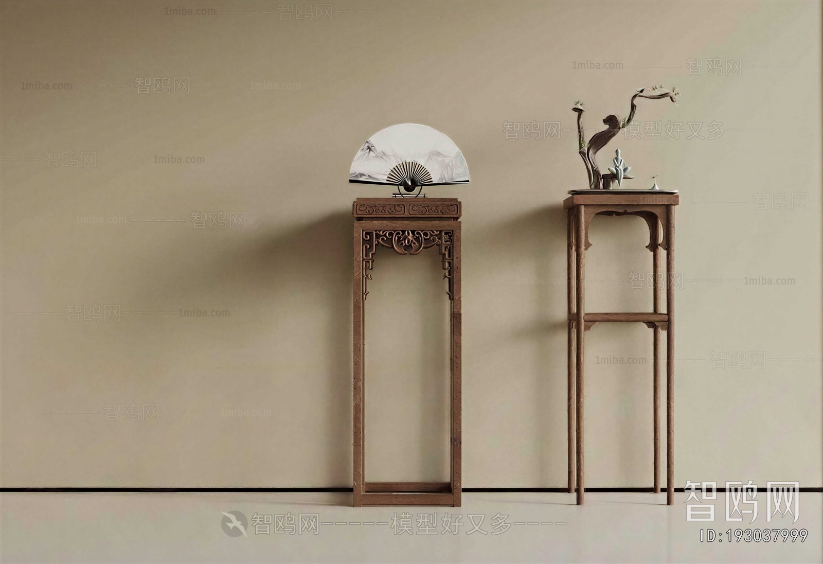 New Chinese Style Flower Shelf