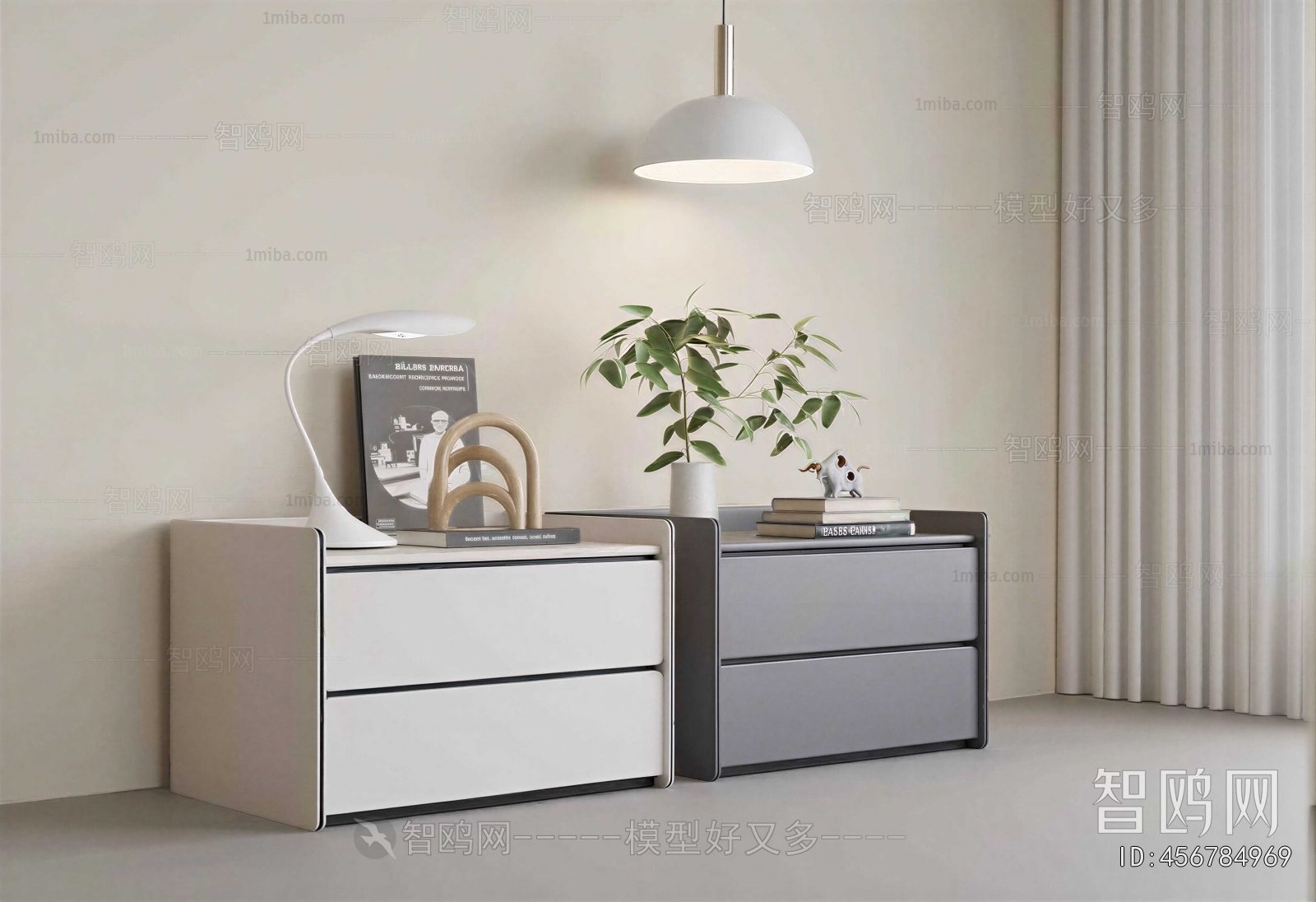 Modern Bedside Cupboard