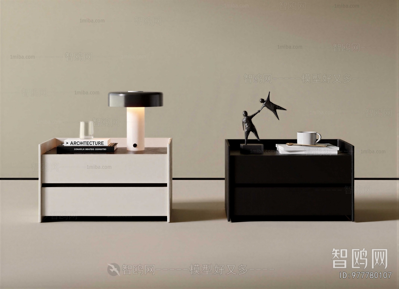 Modern Bedside Cupboard