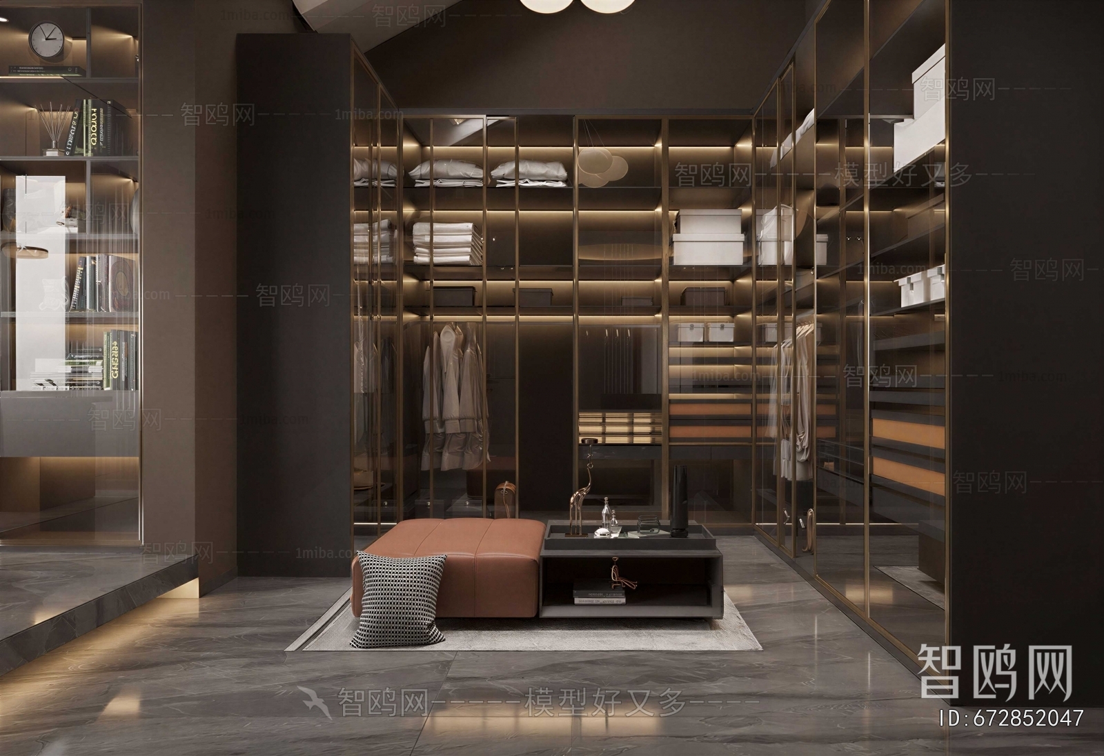 Modern Clothes Storage Area