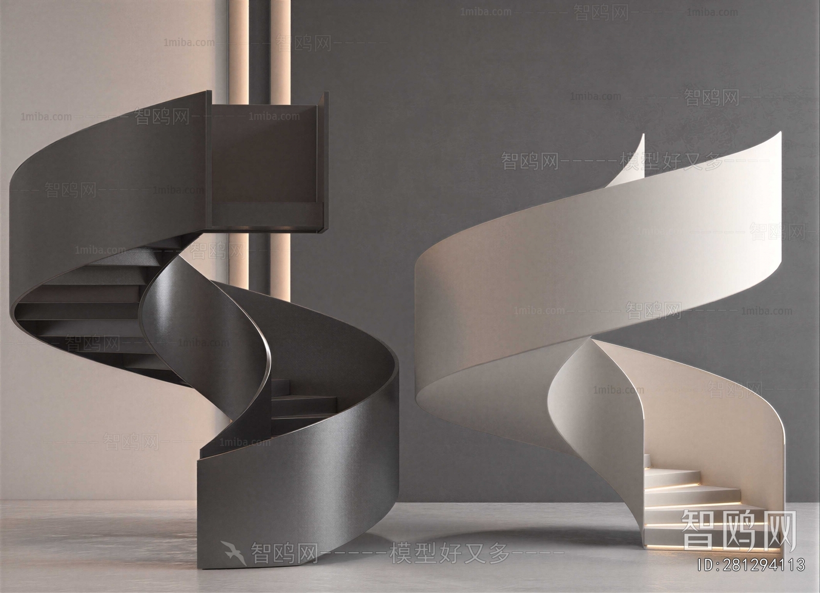 Modern Rotating Staircase