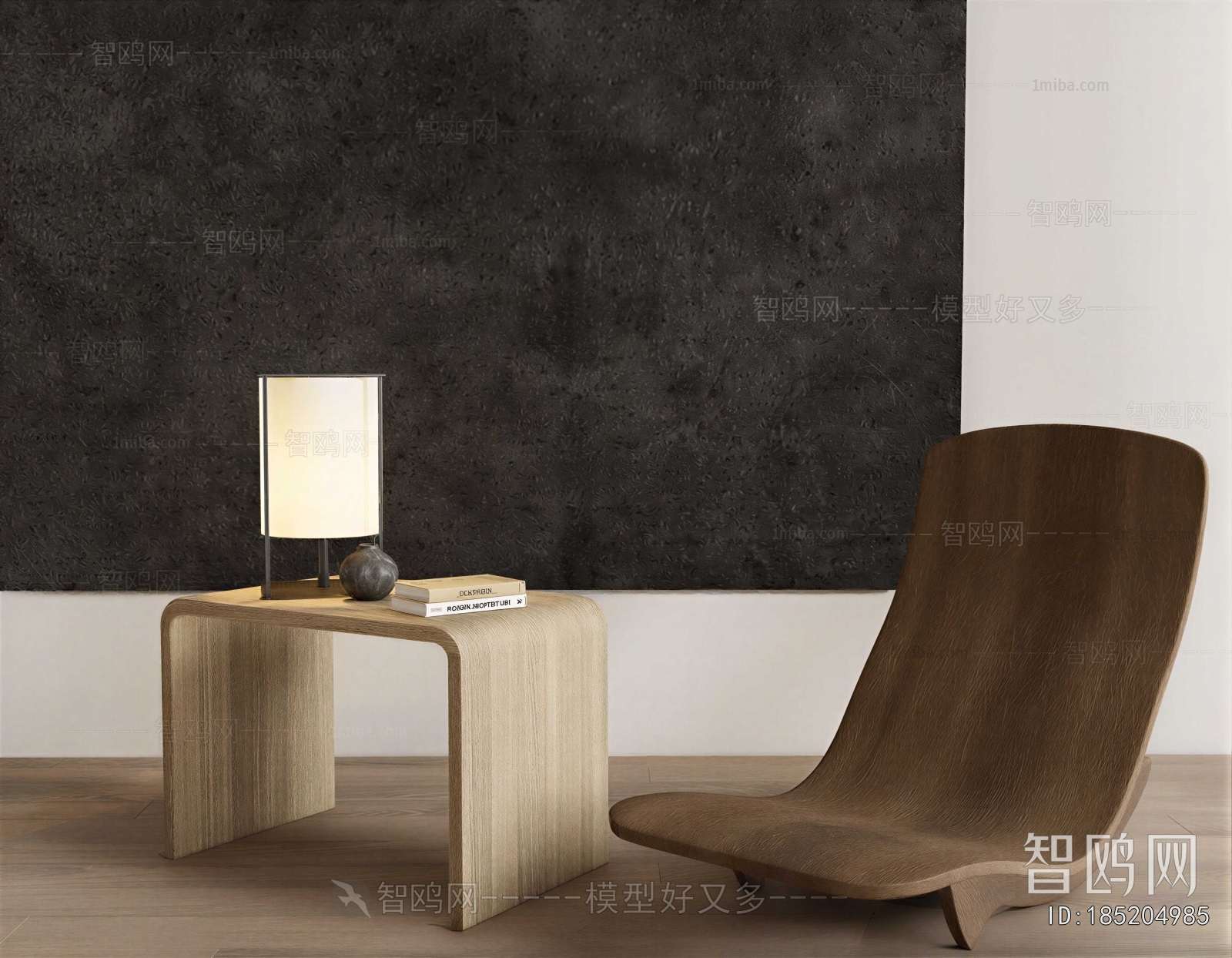 Wabi-sabi Style Lounge Chair