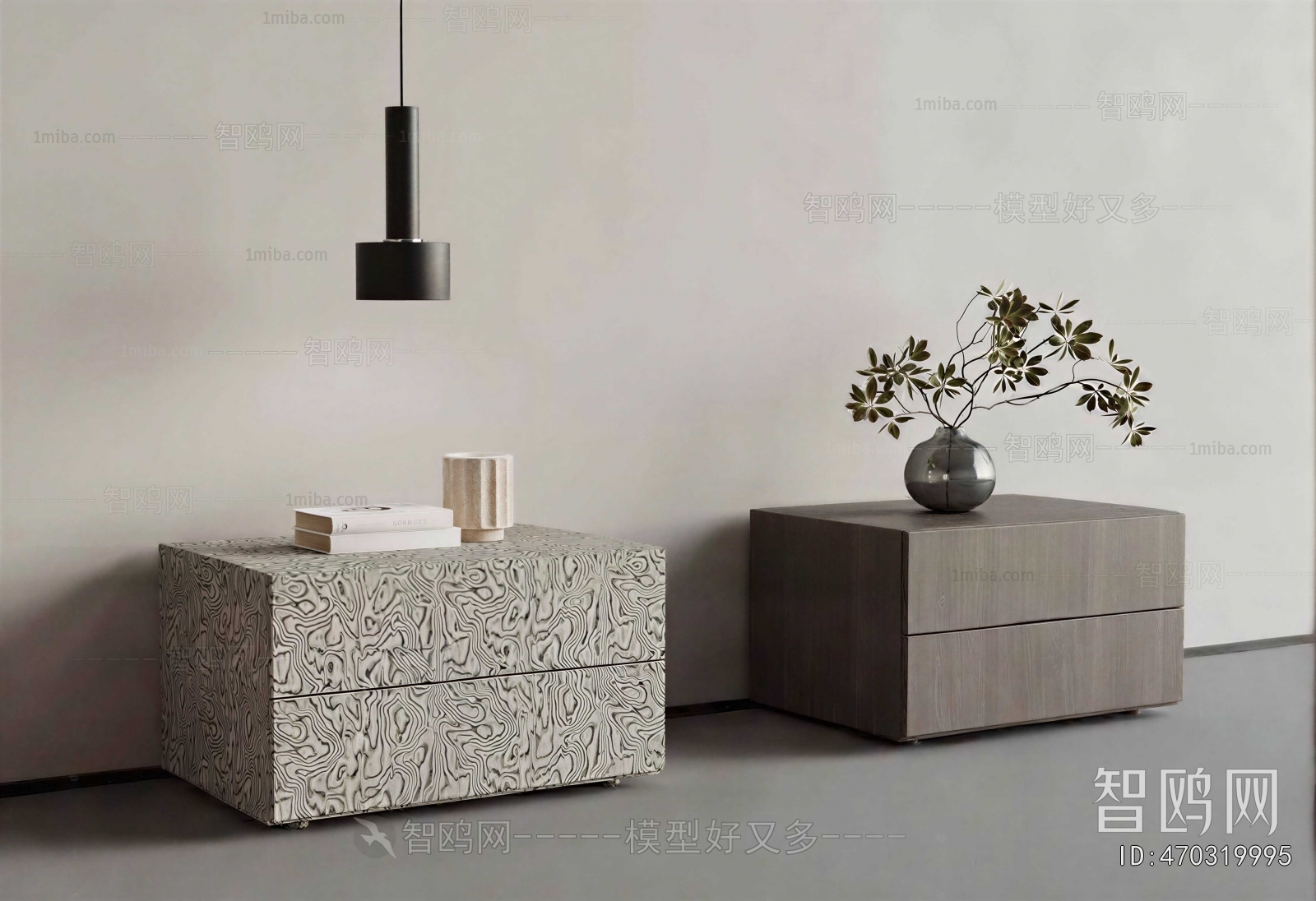 Modern Bedside Cupboard