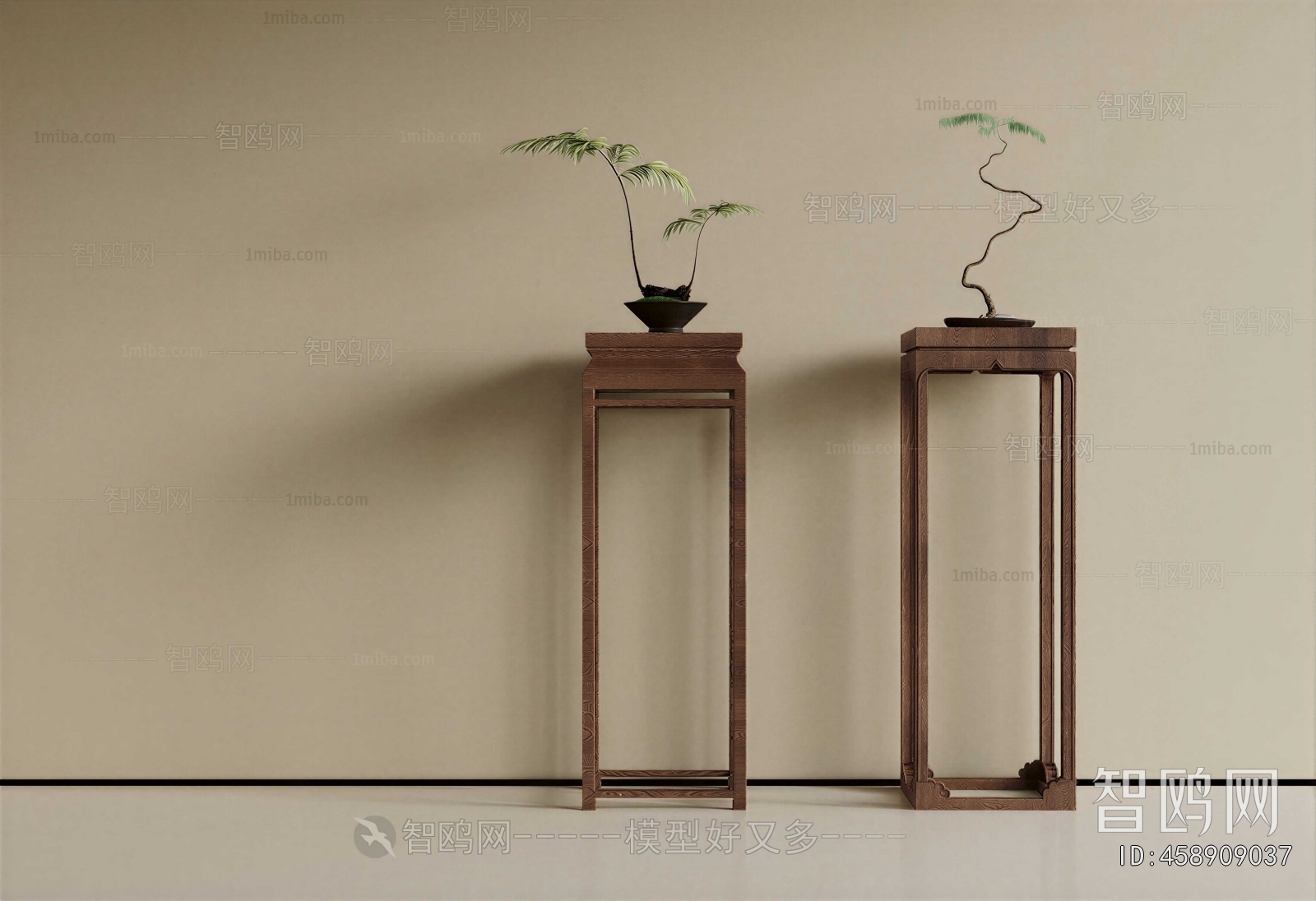 New Chinese Style Flower Shelf