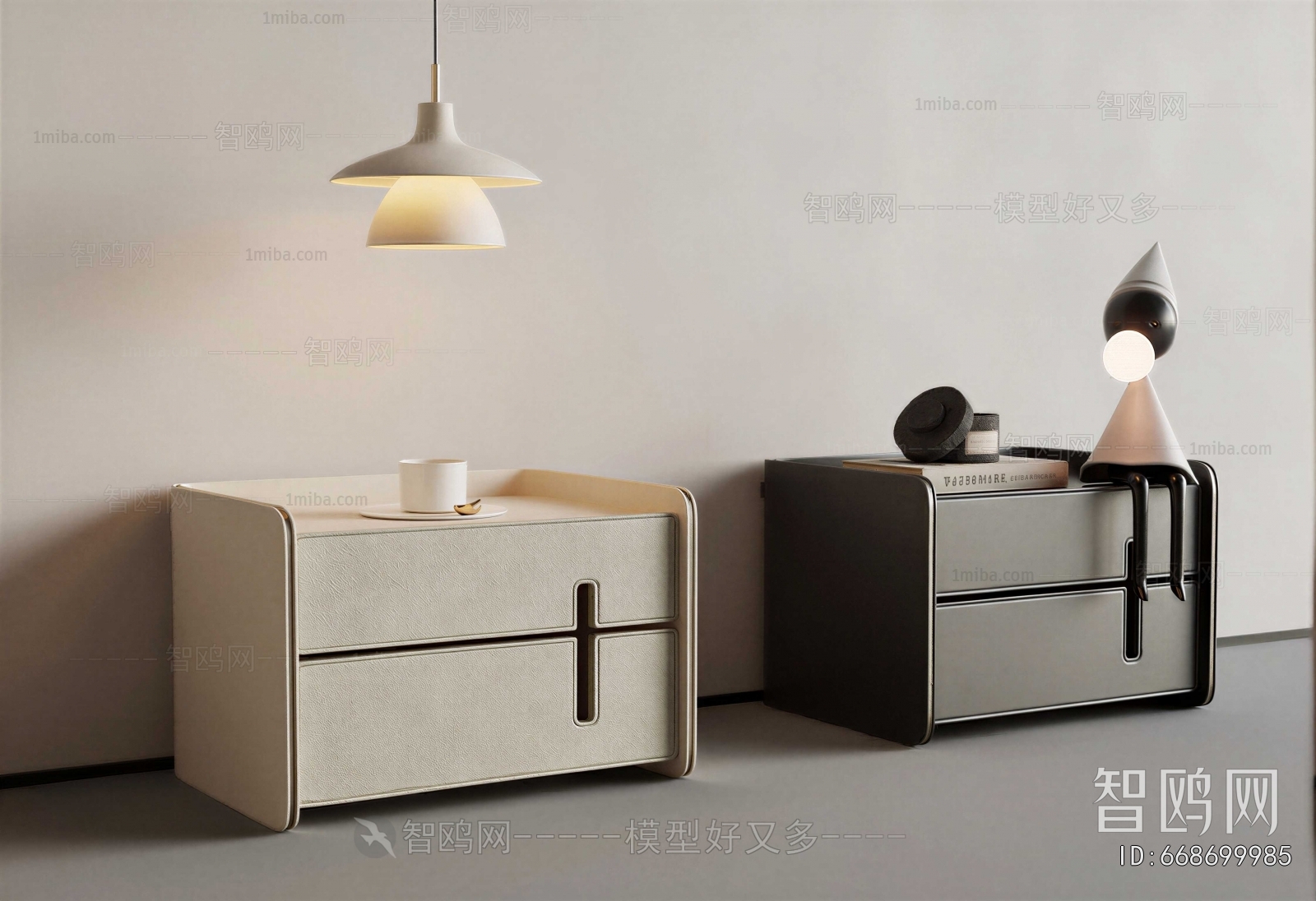 Modern Bedside Cupboard