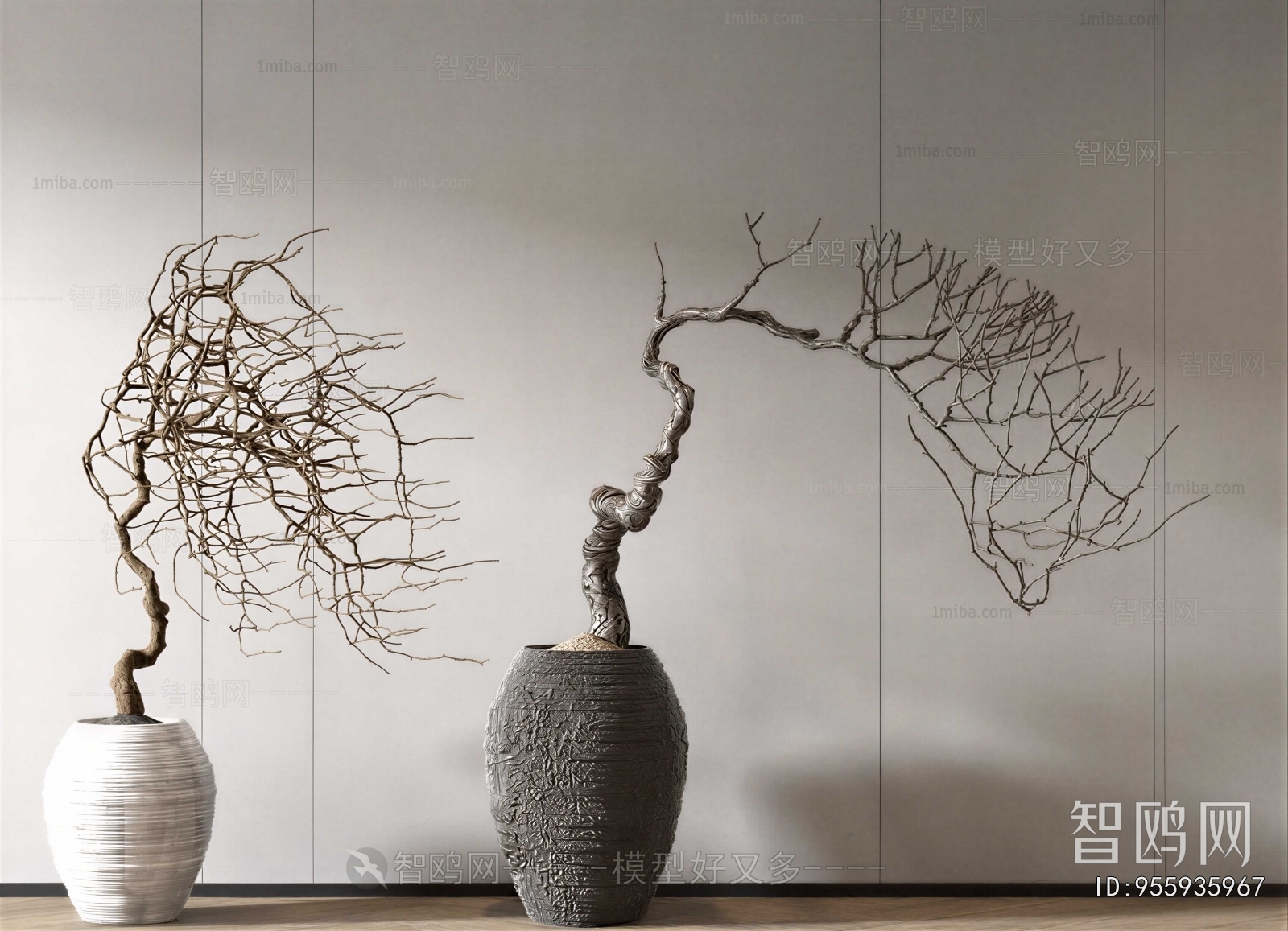 Wabi-sabi Style Dried Branch