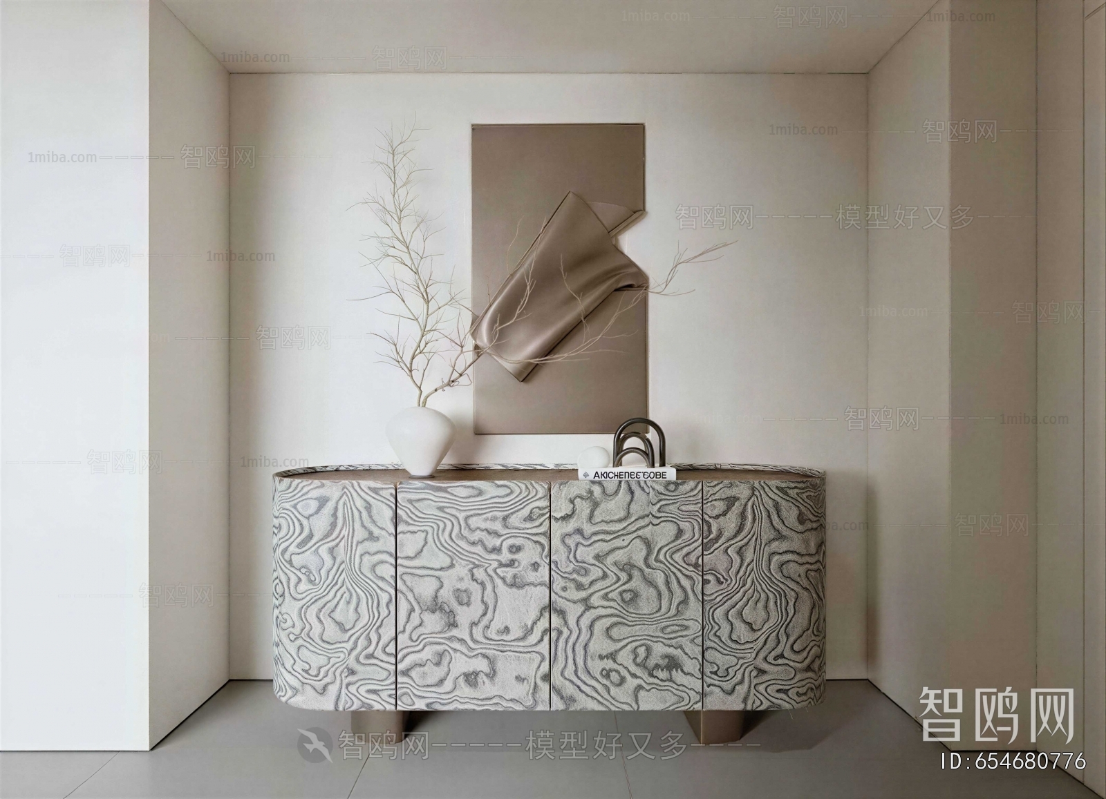 Wabi-sabi Style Entrance Cabinet