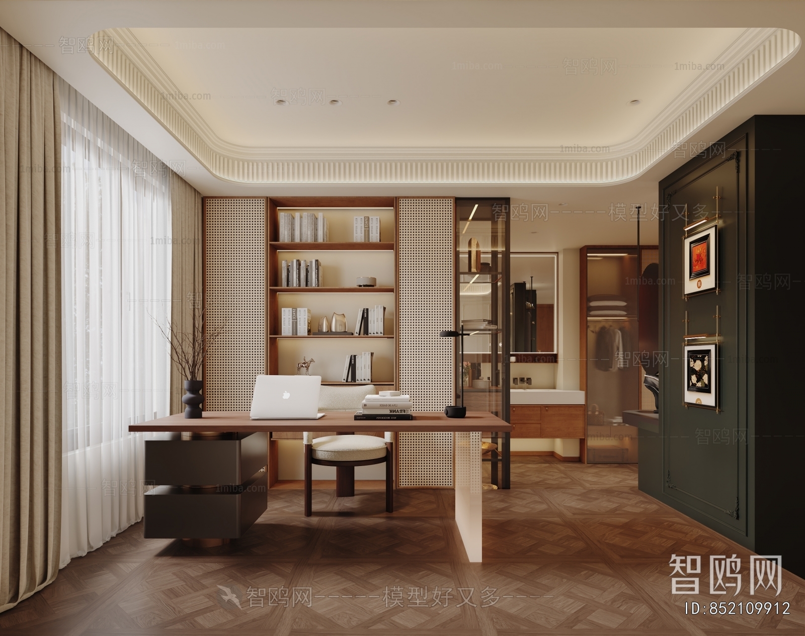 French Style Clothes Storage Area