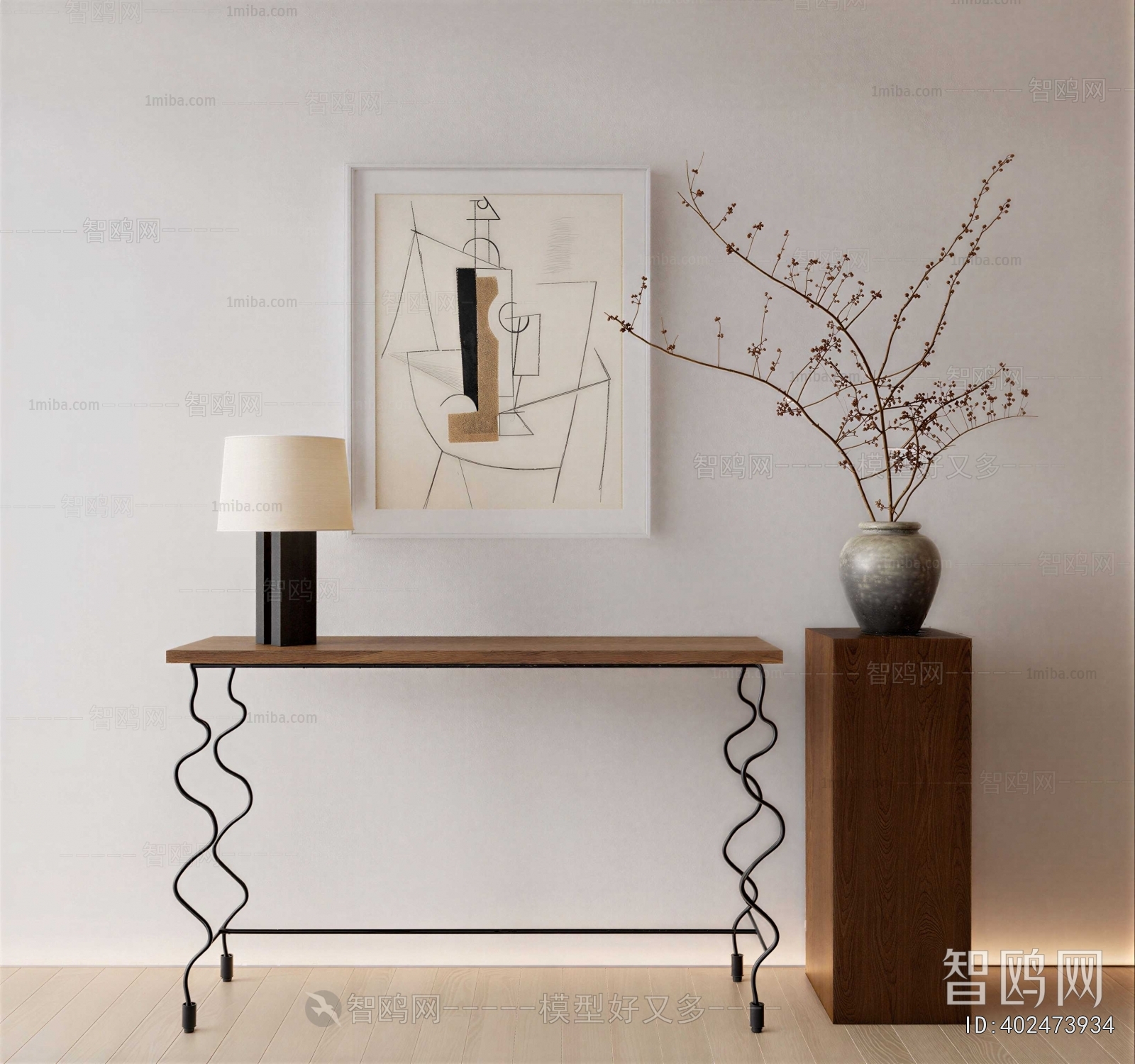 Wabi-sabi Style Console