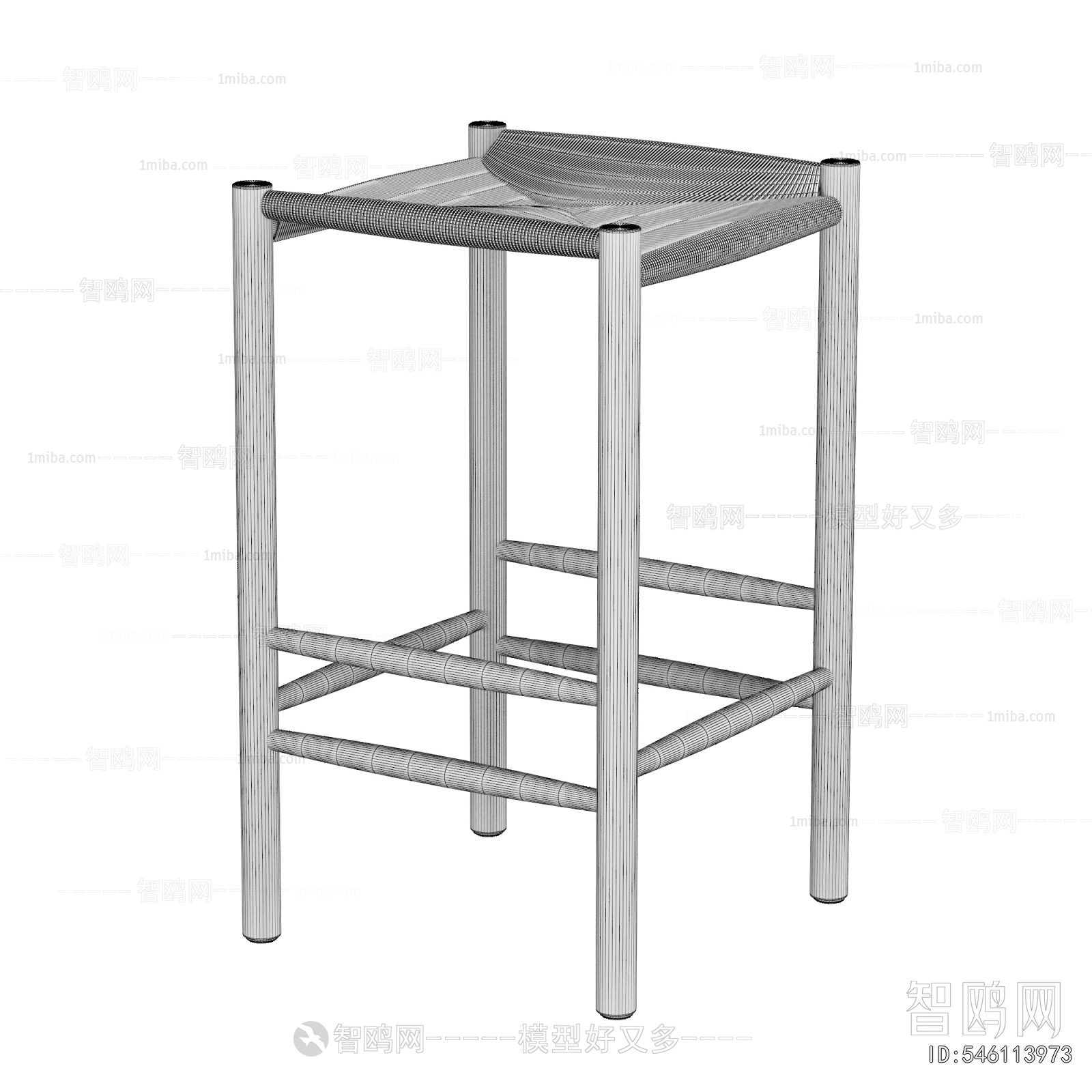 Nordic Style Bar Stool