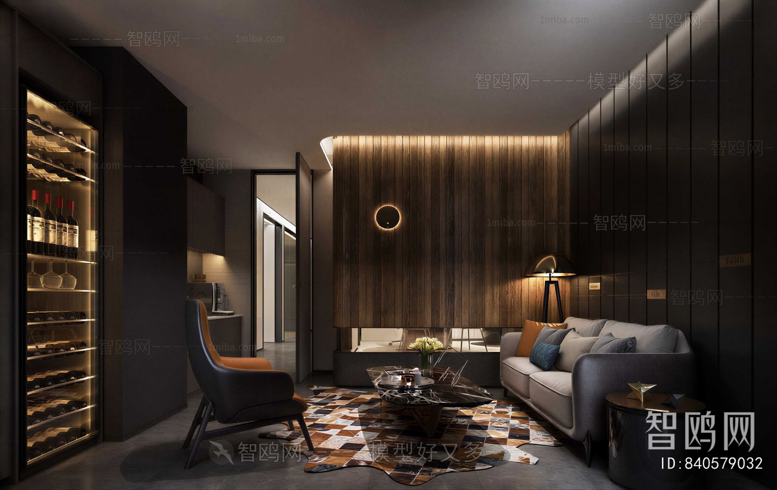 Modern Office Negotiation Area